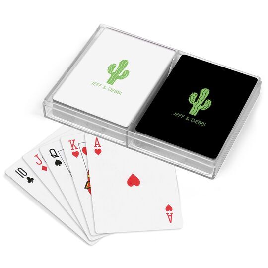 Desert Cactus Double Deck Playing Cards